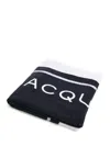 Jacquemus Beach Towel Swimwear Blue In Black