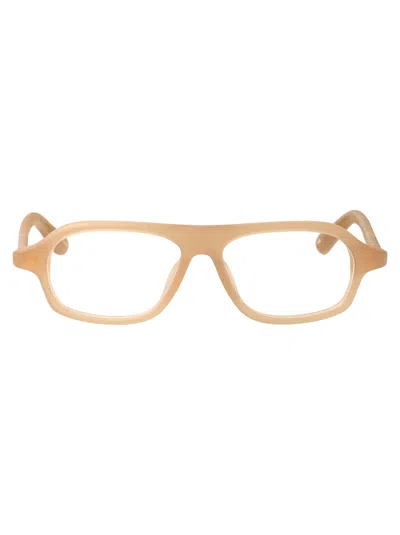 Jacquemus Becane Glasses In Brown