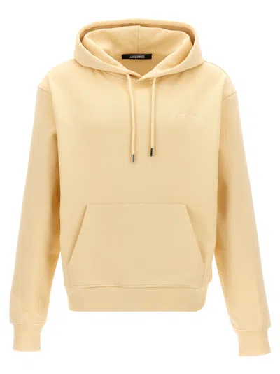 JACQUEMUS BEIGE BRODE HOODIE