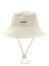 Jacquemus 'le Bob De-nîmes' Bucket Hat In White