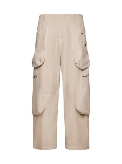 Jacquemus Beige Cargo Pants For Men From Le Chouchou Collection In Neutral