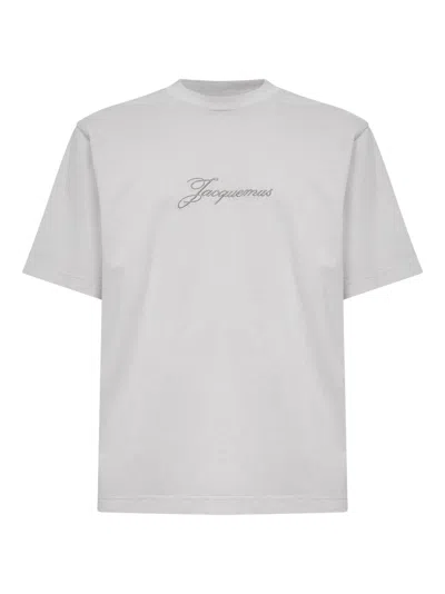 Jacquemus Beige Cotton Pigmento T-shirt In White