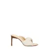 Jacquemus Beige Fabric Sandal In Neutral