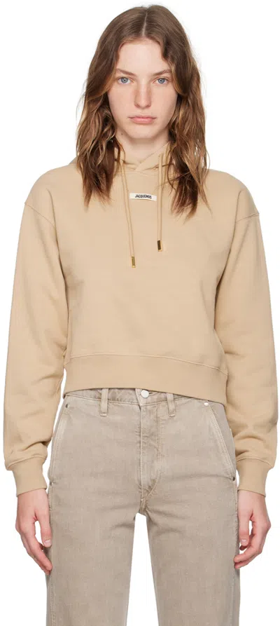 Jacquemus Beige La Casa 'le Hoodie Gros Grain' Hoodie In 151 Beige 2