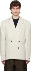 Jacquemus Beige La Croisière 'the Fernando' Blazer In 130 Light Beige