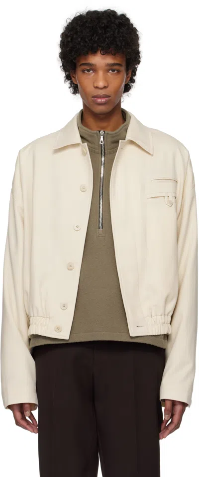 Jacquemus Beige La Croisière 'the Melao' Jacket In 130 Light Beige
