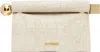 Jacquemus Beige La Croisière 'the Rond Carré' Clutch In 1jk Croco Beige