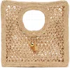 Jacquemus Beige La Croisière 'the Spiaggia Small Square' Tote