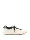 Jacquemus Les Tennis Leather-trimmed Canvas Sneakers In White