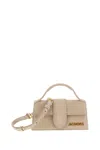 Jacquemus Mini Handbag With Padded Handle And Magnetic Closure In Brown