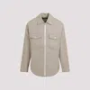 Jacquemus Mountain Jacket With Buttoned Cuffs And Pockets In Beige
