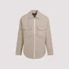Jacquemus Mountain Jacket With Buttoned Cuffs And Pockets In Nude & Neutrals