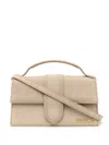 Jacquemus Womens Light Greige Le Grand Bambino Woven-blend Top-handle Bag In Beige