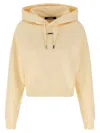 Jacquemus Light Gros Grain Hooded Sweatshirt In Neutral