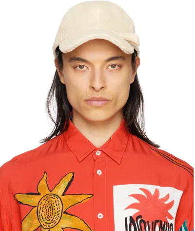 Jacquemus Beige Le Raphia 'la Casquette Banho' Cap