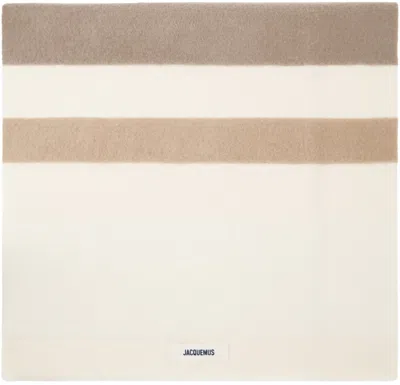 Jacquemus Beige 'l'écharpe Arazzo' Scarf In 015 Multi-beige
