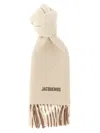 Jacquemus Beige Lecharpe Moisson Scarf In Neutral