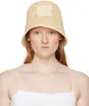 Jacquemus Beige Les Classiques 'le Bob Soli' Beach Hat In 120 Ivory