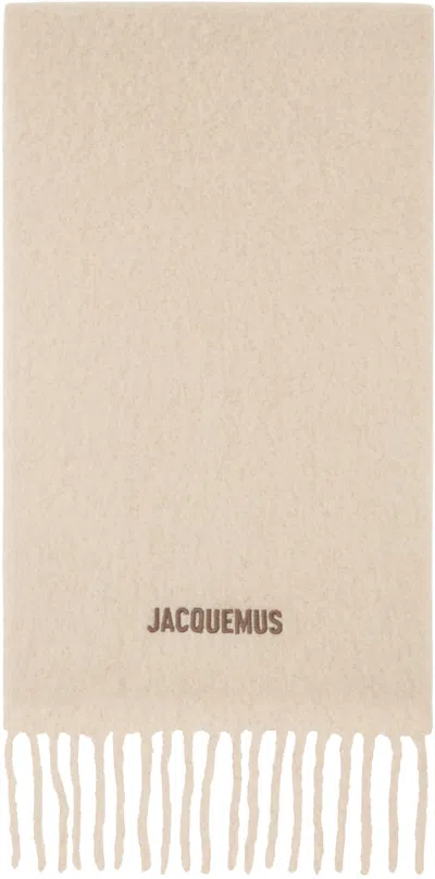 Jacquemus Les Classiquesコレクション ベージュ L'écharpe Moisson マフラー In 015 Multi-beige