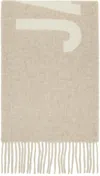 Jacquemus Beige Les Classiques 'the ' Scarf In 015 Multi-beige
