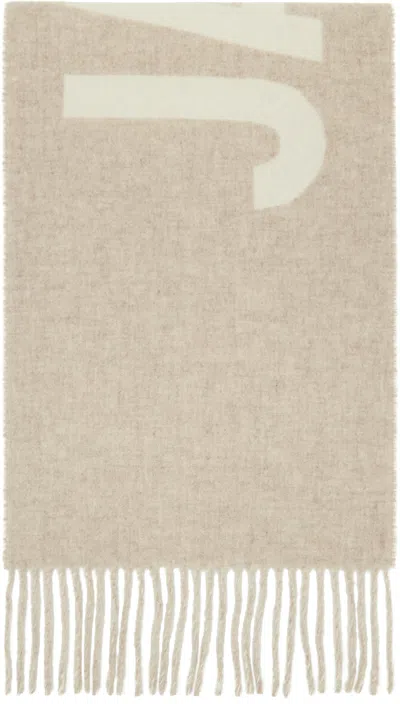 Jacquemus Beige Les Classiques 'the ' Scarf In 015 Multi-beige