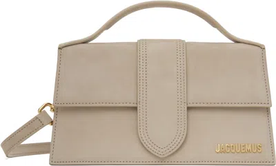 Jacquemus Beige Les Classiques 'the Large Bambino' Bag In 180 Dark Beige
