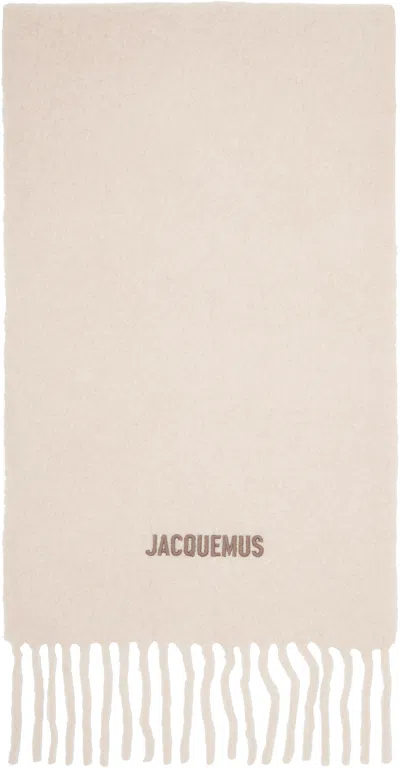 Jacquemus Beige Les Classiques 'the Moisson' Scarf In Neutral