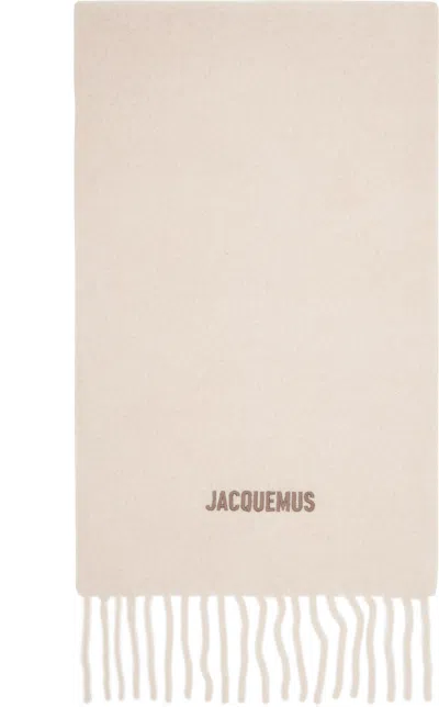 Jacquemus Beige Les Classiques 'the Moisson' Scarf In Neutral