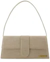 Jacquemus Beige Linen Le Bambino Long Bag In Neutral