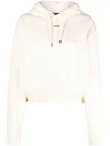 Jacquemus Cotton Hoodie In White