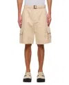 Jacquemus Beige Multi-pocket Cargo Shorts