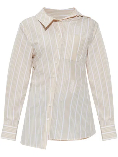 JACQUEMUS BEIGE PABLO SHIRT