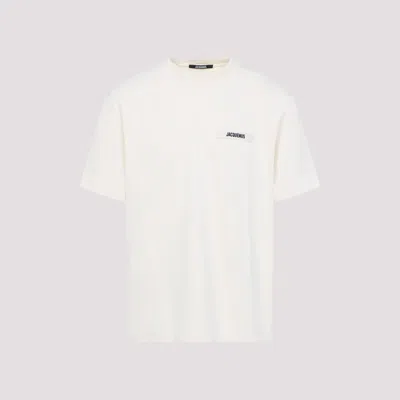 JACQUEMUS BEIGE SHORT SLEEVE T-SHIRT