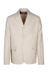 Jacquemus Buttoned Long In Beige