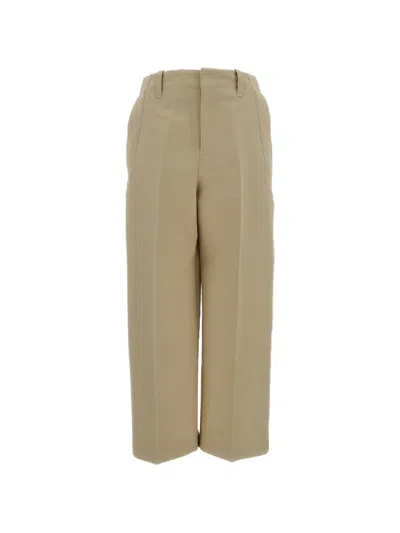 Jacquemus Le Pantalon Pastro Cropped Trousers In Neutral