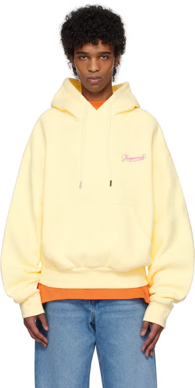 Jacquemus Beige 'the Corto' Hoodie In 1iw Uni Club Beige