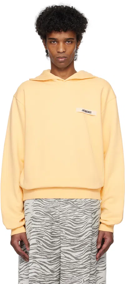 Jacquemus Beige 'the Gros Grain' Hoodie In 131 Light Beige 2