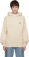 Jacquemus Men Le Hoodie Gros Grain In Neutral