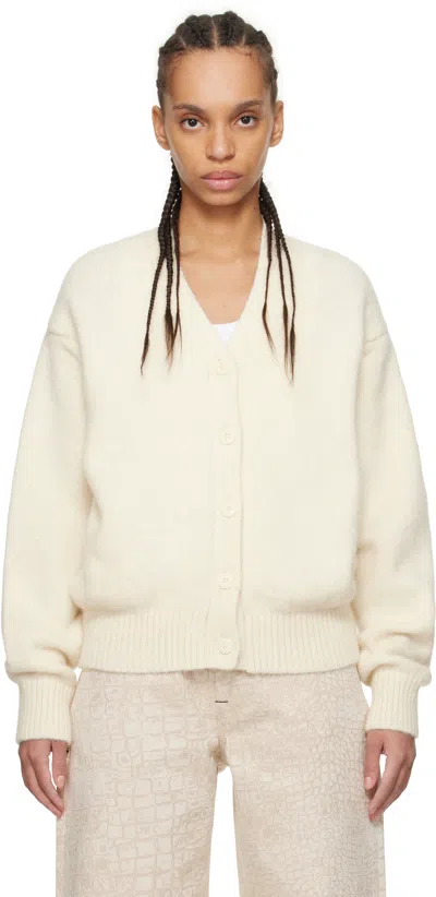 JACQUEMUS BEIGE 'THE JACQUEMUS' CARDIGAN