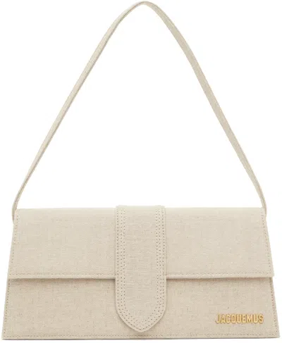 Jacquemus Beige 'the Long Bambino' Bag In 140 Light Greige