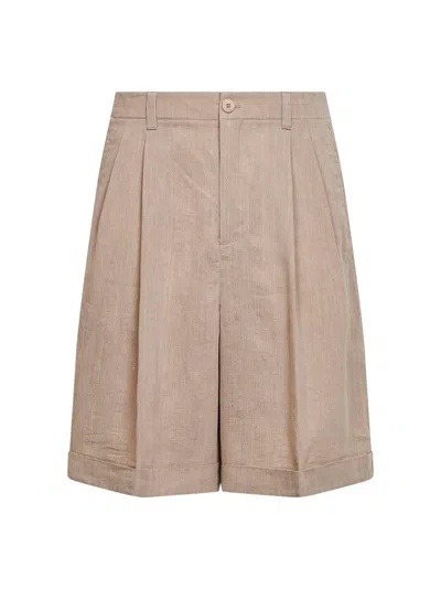 Jacquemus Beige The Pastro Bermuda Shorts With Pleats In Neutral