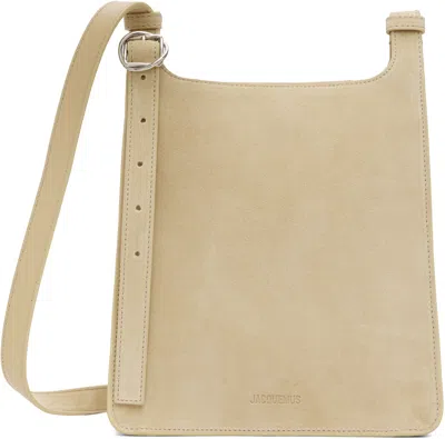 Jacquemus Beige 'the Small Tablier' Bag In Brown