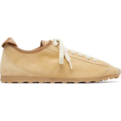 Jacquemus Beige Les Tennis Suede Sneakers In Multi