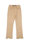 Jacquemus Le De Nimes High-rise Bootcut Jeans In Beige