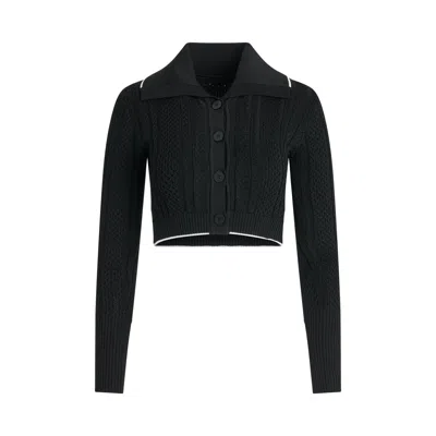 Jacquemus Black Les Sculptures 'le Cardigan Bela' Cardigan In 990 Black