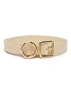 Jacquemus Belt Calfskin Adjustable Design Round Buckle