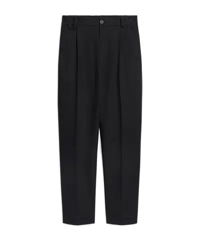 Jacquemus Belt-loop Casual Pants In Black