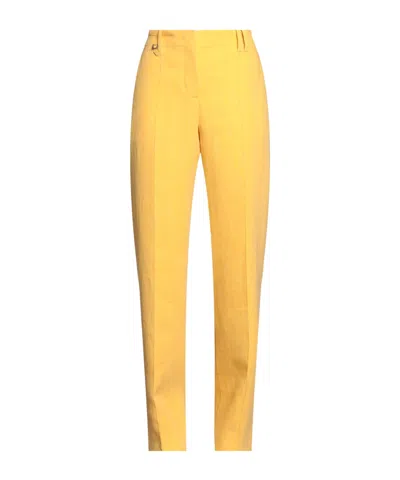 Jacquemus Belt Loop Casual Pants In Yellow