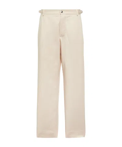 Jacquemus Belt Loop Casual Pants In Neutral