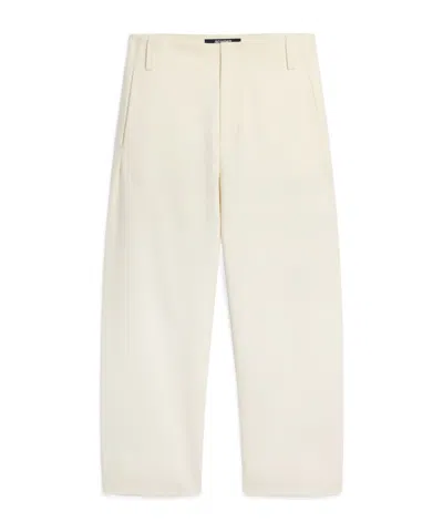 Jacquemus Belt-loop Casual Pants In White
